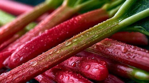 Rhubarbe rouge